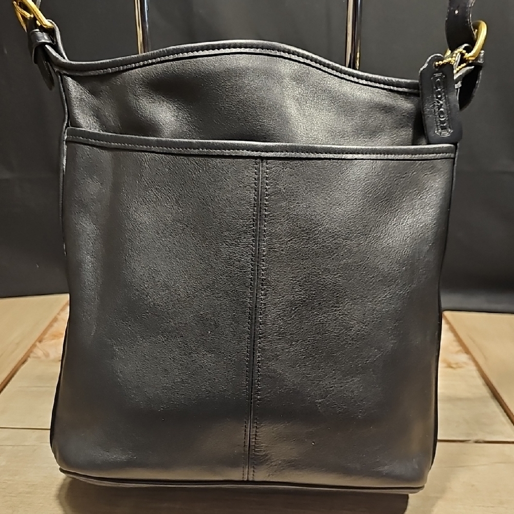 Coach Black Leather Bag